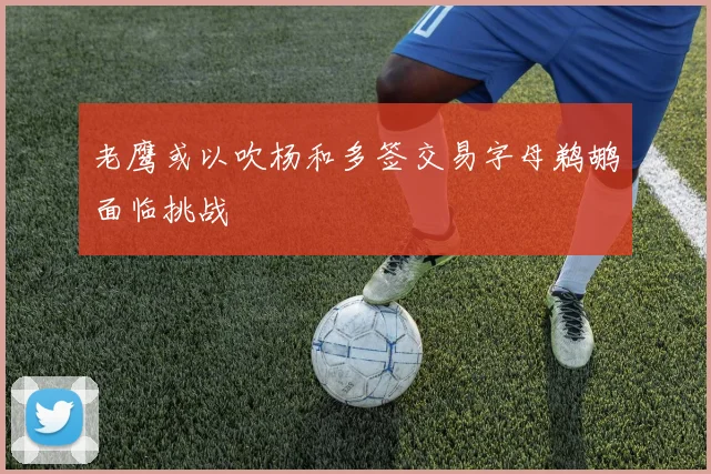 老鹰或以吹杨和多签交易字母鹈鹕面临挑战