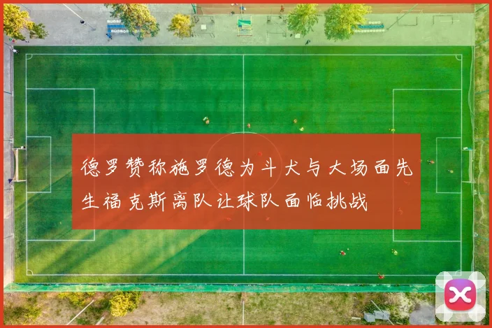 德罗赞称施罗德为斗犬与大场面先生福克斯离队让球队面临挑战